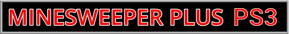 Minesweeper Plus PS3 Port Banner