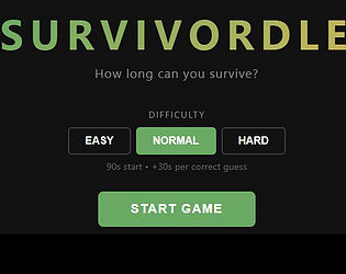Survivordle game screenshot