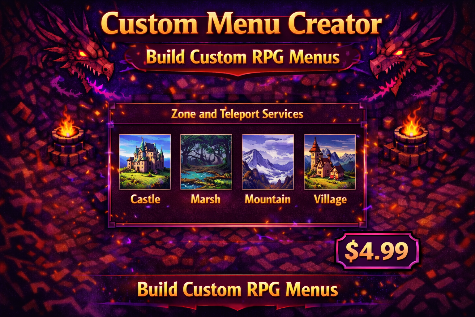 Plugin Custom Menu Creator RPG Maker MV