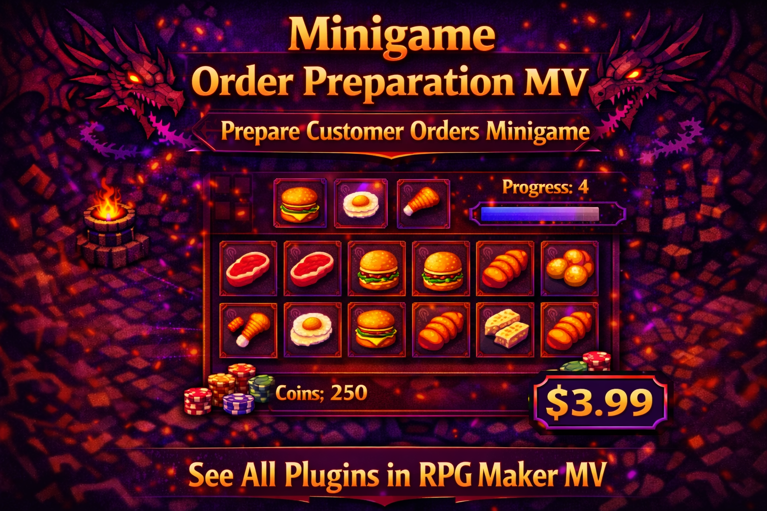 Plugin Minigame "Order Preparation" RMMV