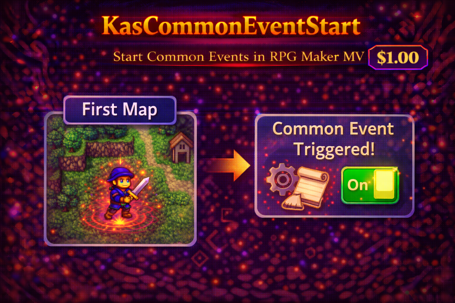 Plugin Start CommonEvent Rpg Maker MV