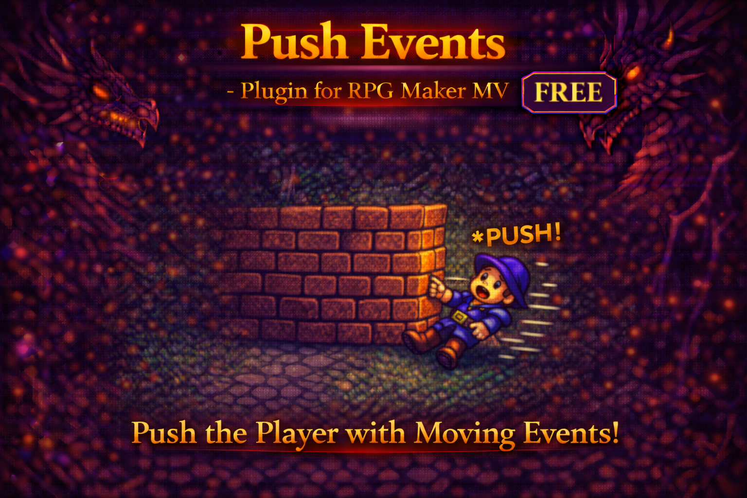 Plugin Event push RPG Maker MV