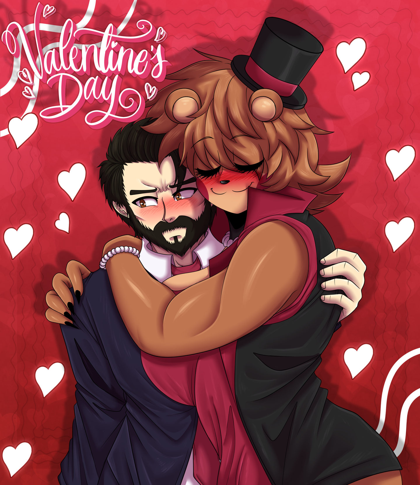 Bear girl in love! - Five Nights In Anime [RX EDITION] by ElRonnyX