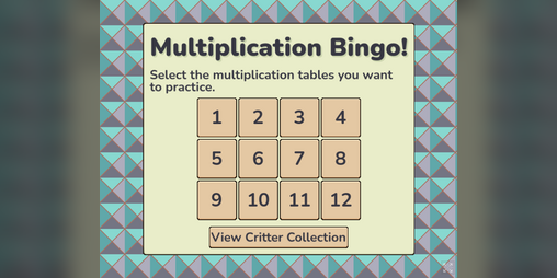 Cover image for Multiplication Bingo