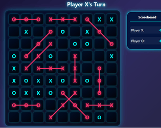 Ultimate Tic Tac Toe game screenshot