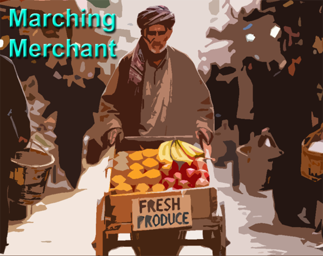 Strong Merchant Marching Merchant by Bardon