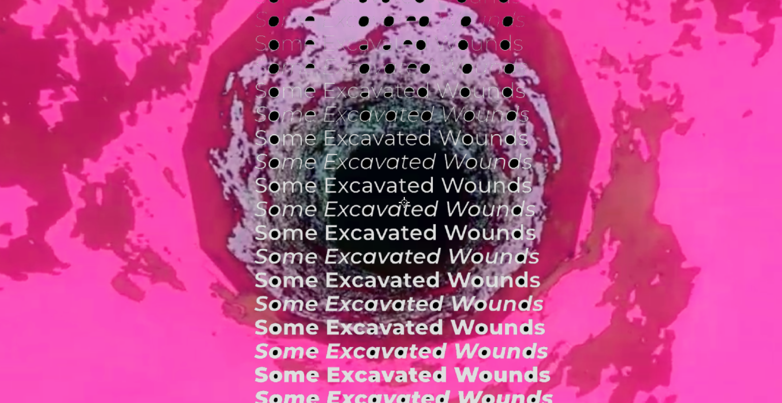 Some Excavated Wounds