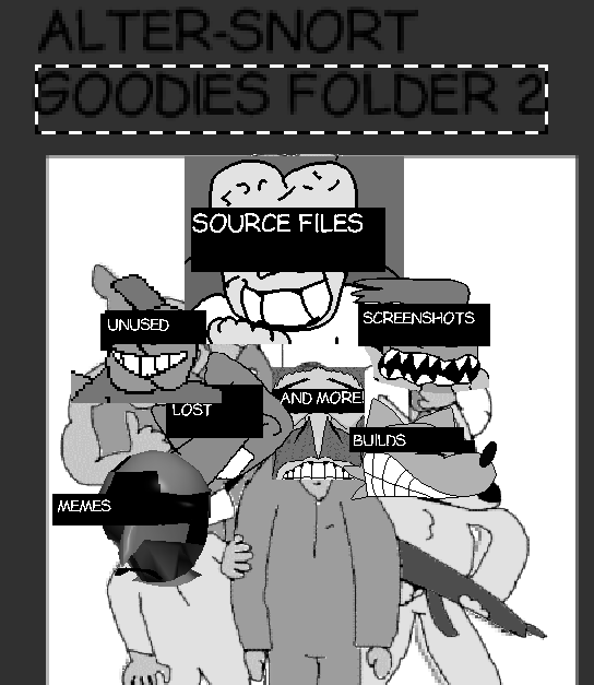Cover image for Alter-Snort: Goodies folder 2