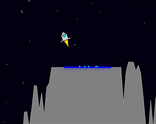 Lander Rescue Mission game screenshot