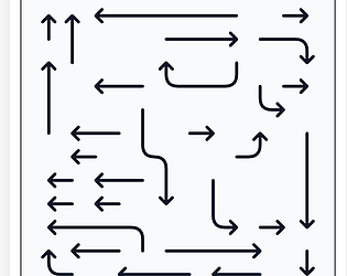 Arrow Maze game screenshot