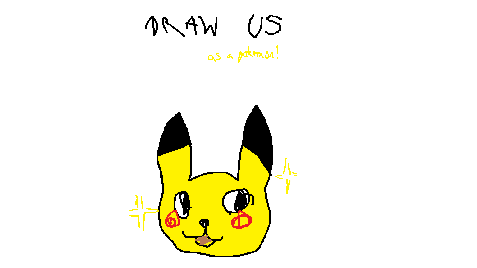 DRAW US as a pokemon!