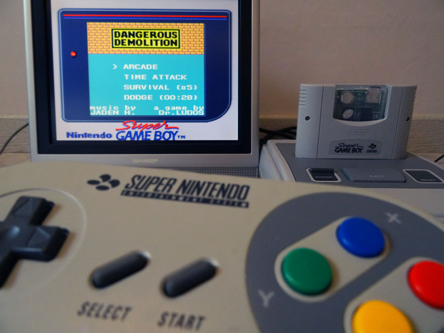 Dangerous Demolition on Super Game Boy