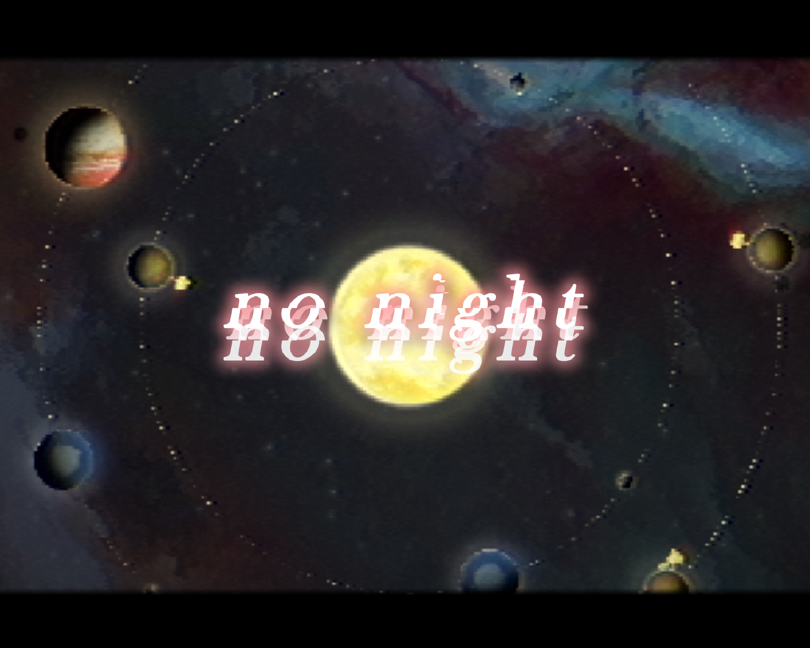 Cover image for no night :: a solar music garden