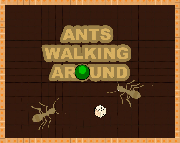 Cover image for ANTS WALKING AROUND