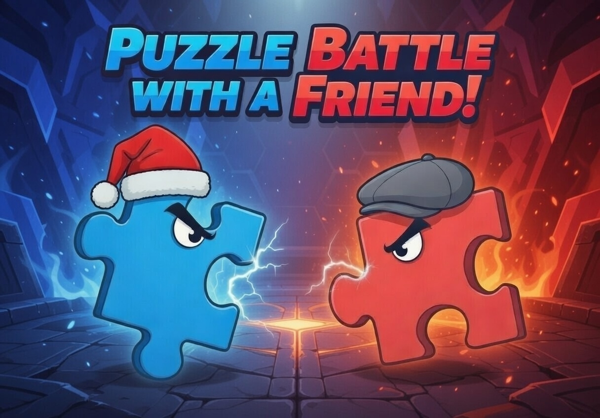Cover image for Puzzle Battle with a Friend!