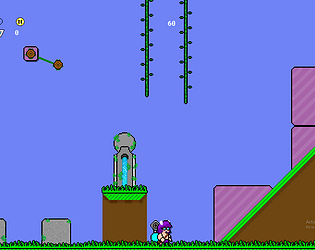 Platformer movement demo game screenshot