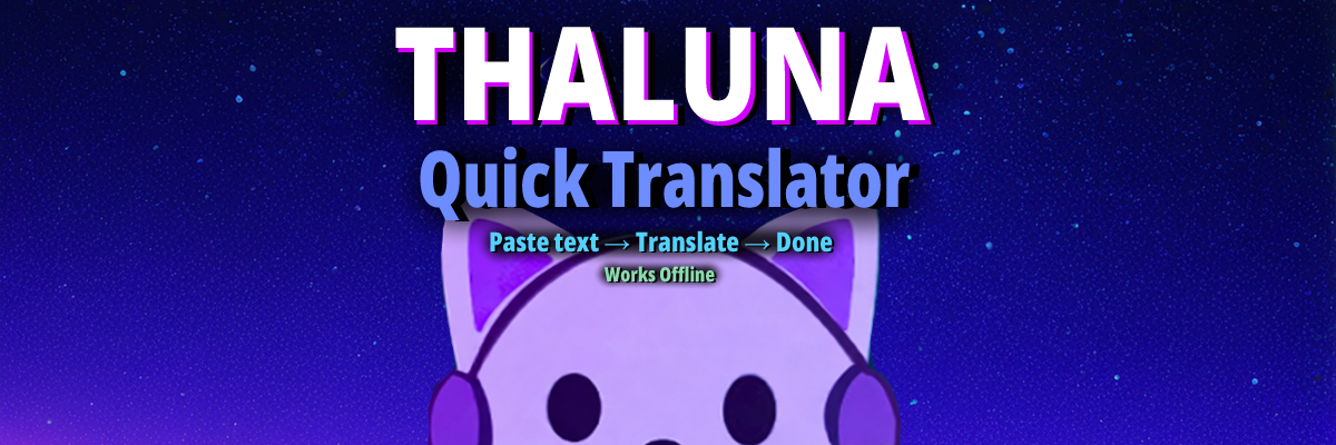 Thaluna Quick Translator