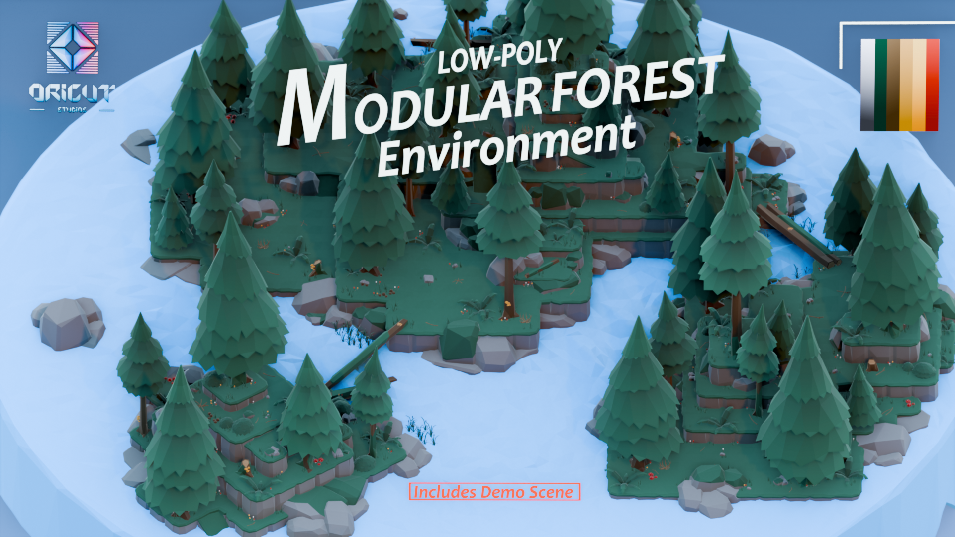 Low Poly Modular Forest Pack