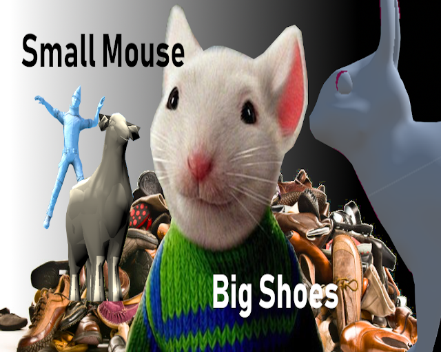 Cover image for Small Mouse, BIG SHOES!