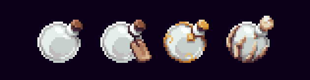 32x32 Pixel Art Potion Icon Pack by Ellzebee