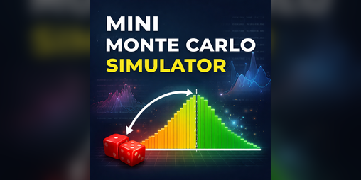 Cover image for Mini Monte Carlo Simulator (Decision & Risk Tool)