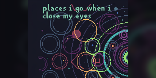 Cover image for places i go when i close my eyes