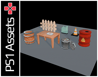 Assets PS1 Style game screenshot