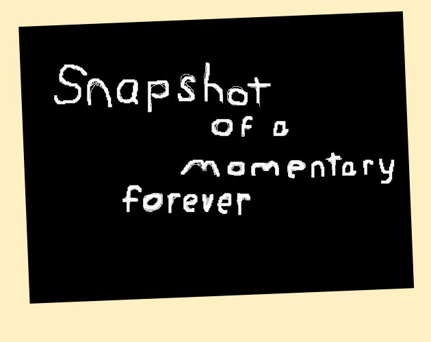 Cover image for snapshot of a momentary forever