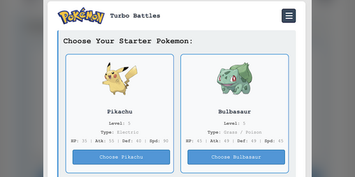 Cover image for Pokémon Turbo Battles