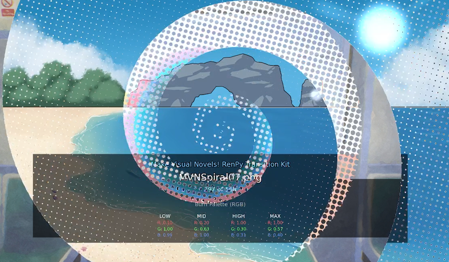 Make Visual Novels RenPy Transition Kit by Stella @ MakeVisualNovels