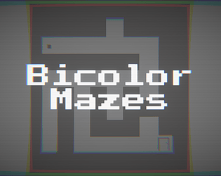Bicolor Mazes game screenshot