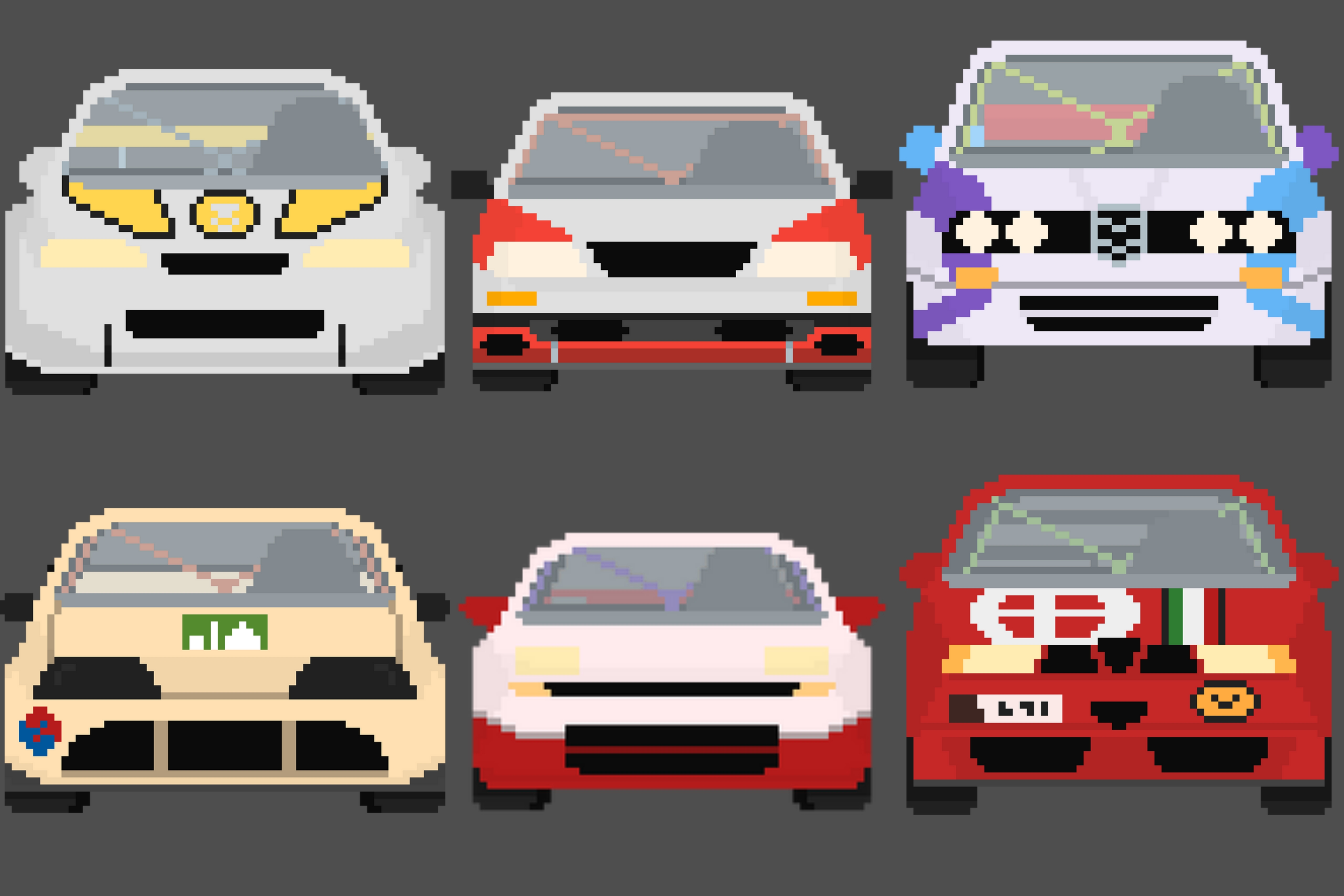 Cars Sprites Pack #10 (+6 cars animated) by Pay 'n' Sprite