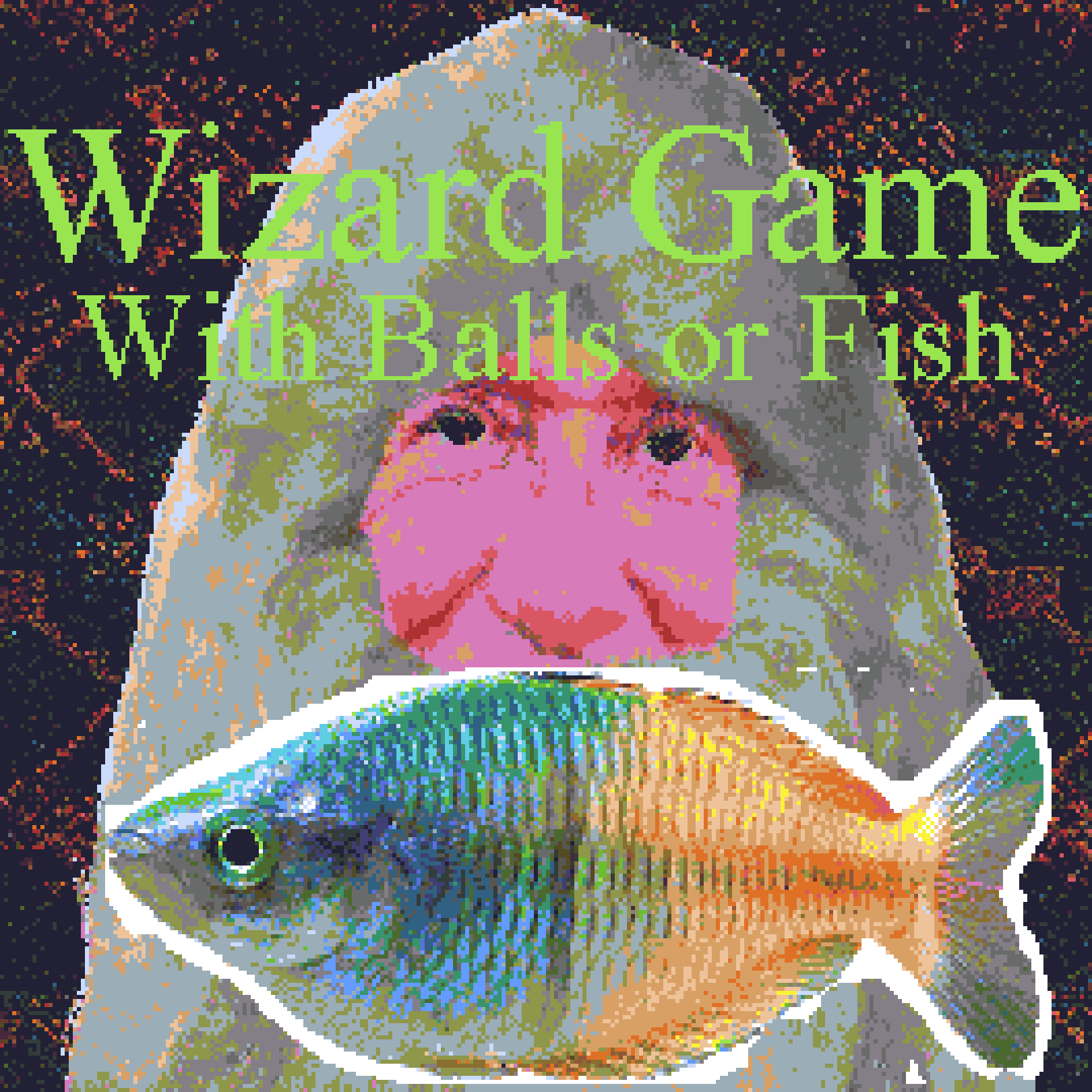 Wizard Game With Fish Or Balls