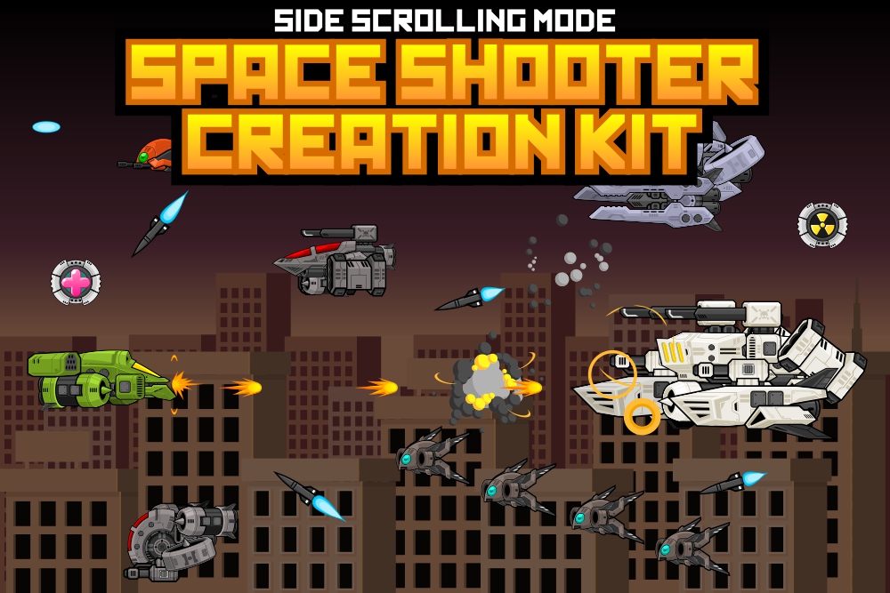 Side Scrolling Space Shooter 2 by pzUH