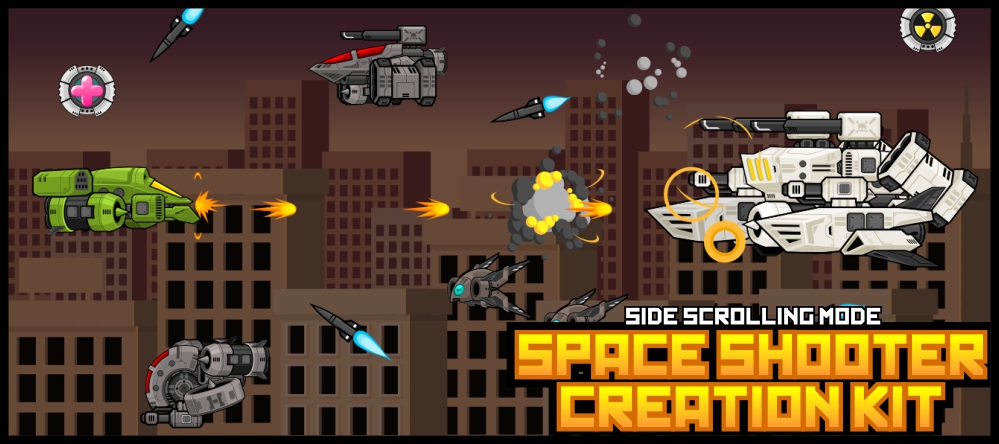 Side Scrolling Space Shooter 2