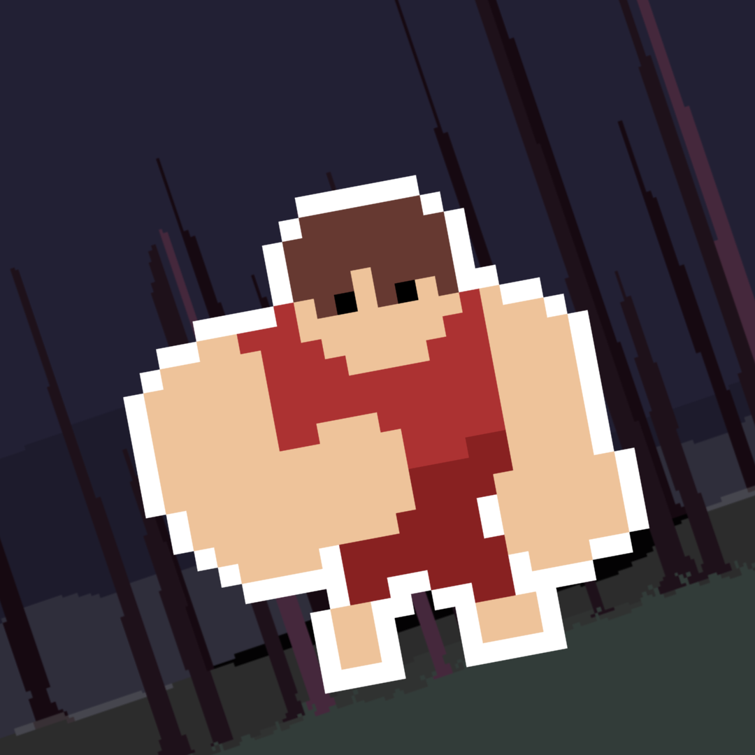 Strong Guy in the Woods