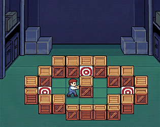 Sokoban Logic Puzzle Game