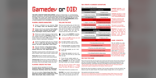 Cover image for GAMEDEV or DIE! - Lasers & Feelings Hack