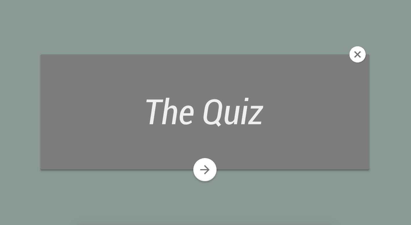 Cover image for The Quiz