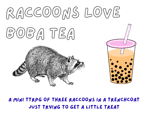 Cover image for Raccoons Love Boba Tea