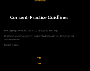 Consent-Practice Guidlines game screenshot