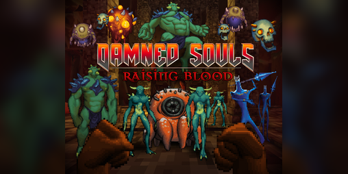 Cover image for Damned Souls - Raising Blood