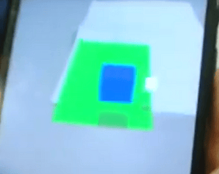 AR Pong (Circa 2013) game screenshot