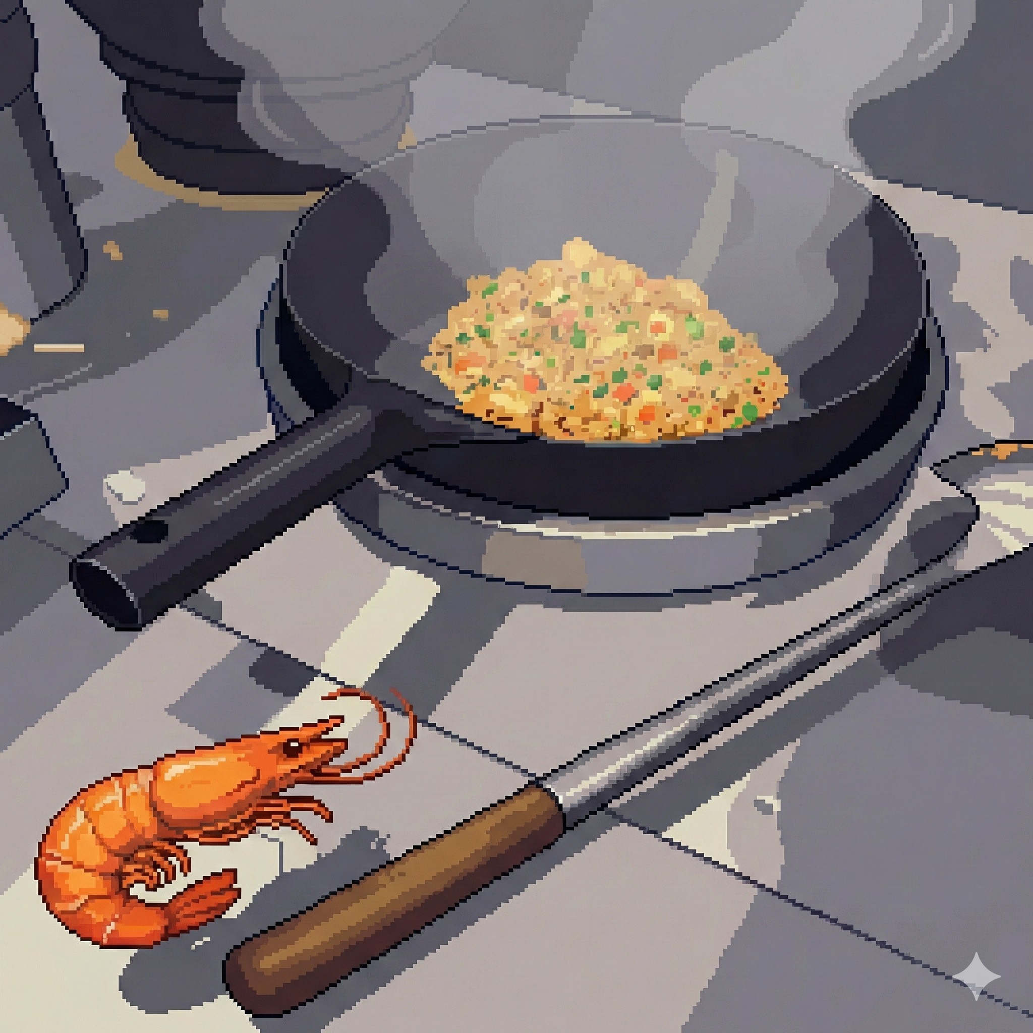 Shrimp fried rice