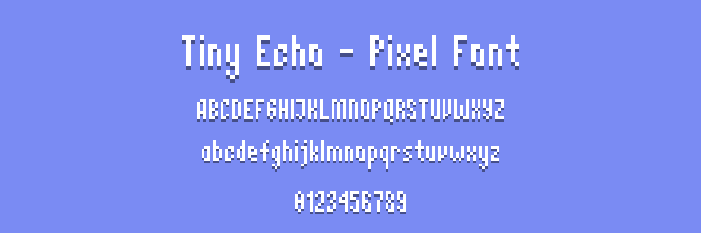 Pixel Font - Tiny Echo
