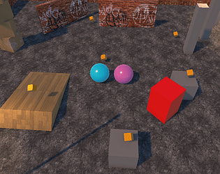 Urban Roll-a-Ball game screenshot