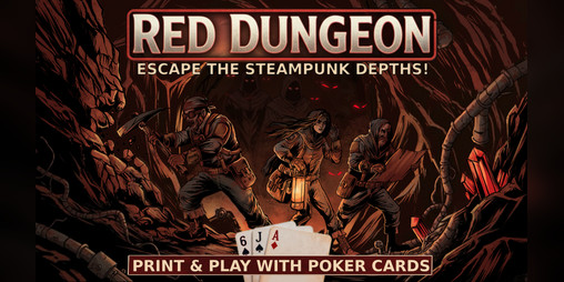 Cover image for Red Dungeon (print&play game)