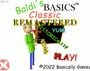 Baldis basics classic remastered android game screenshot