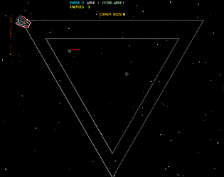 Starfield Invader game screenshot