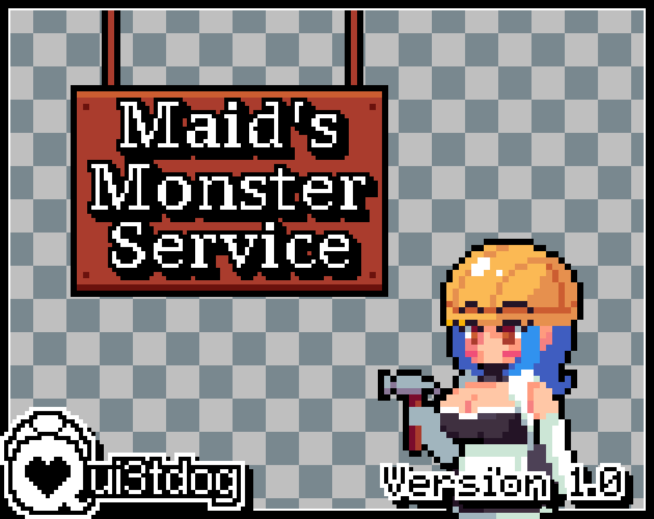 Cover art for Maid's Monster Service by Quiet — adult visual novel